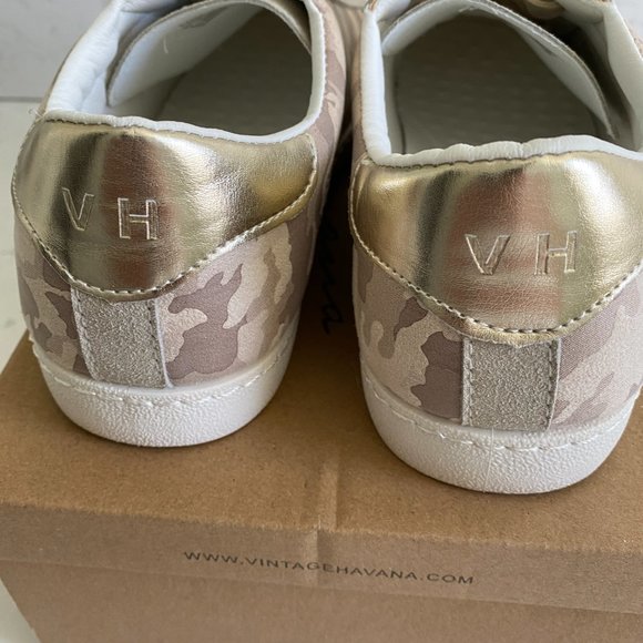 NWT Vintage Havana Bianca Light Camo Women’s Sneakers Size 10 - Picture 11 of 16